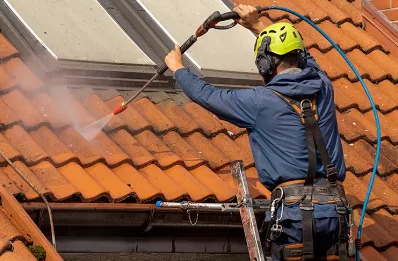 Démoussage et hydrofuge de toiture à la Calotterie